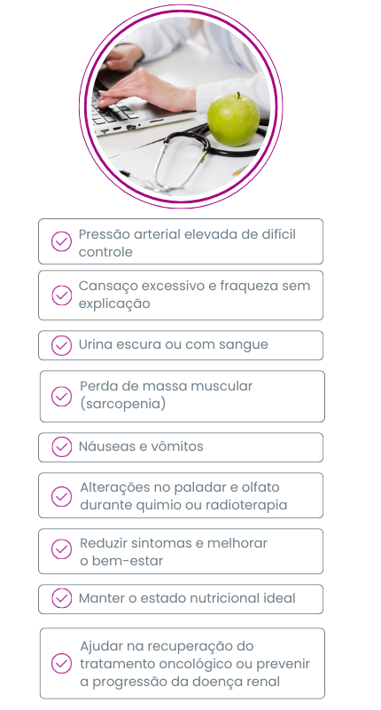 Sintomas para procurar um nutricionista